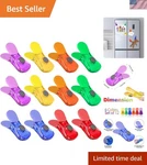 Bag Clips, 12 Pack Food Chip Snack Sealing Color Refrigerator Magn.... Fixed Price $22.62.