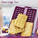 Tupperware Silicone Waffle Sheet Baking Form Mold #7776 Purple. Fixed Price $14.39.