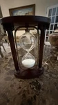 Bombay Company Wooden Hourglass Sand Timer Large Desk Decor. Fixed Price $38.00.
