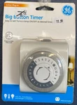 Ge Basic 24-HOUR Programmable Indoor Timer Big Button Plug-in 15076. Fixed Price $12.99.