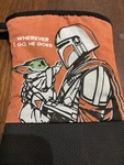Star Wars Oven Mitt Black Silicone Back. Fixed Price $8.00.