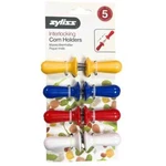 Zyliss Interlocking Corn Holders 8PC (4 Sets) Ergonomic Handle Comfortable Grip. Fixed Price $10.95.