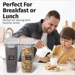 Shazo Pack (6.3L / 213OZ) Extra Large Airtight Food Storage Cereal Containers. Fixed Price $28.55.
