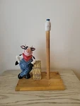 Vintage Collections Etc. Cow Paper Towel Holder White Milk Country Cottage Farm. Fixed Price $40.00.