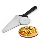 Pizza Cutter And Server Slicer Super Sharp Stainless Steel Wheel Blade. Fixed Price $47.48.