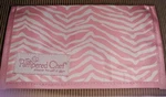 Nwot Pampered Chef Pink/white Zebra "help Whip Cancer" Coupon Organizer. Fixed Price $5.99.