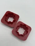 Tupperware. Red Garnishing/canape Cutter. Set Of Two Vintage 797-7.. Fixed Price $8.00.