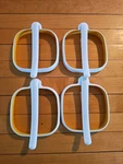 Williams-sonoma Non-stick Egg Mold Shaper Frying Griddle Pancakes Lot Of 4. Fixed Price $14.99.