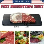 Fast Defrosting Tray For Meat - Quick Thaw Kitchen Tool, Food Safe, Aluminum. Fixed Price $16.99.