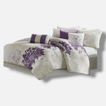 Madison Park Gray/purple Lola Floral 6-PC. Duvet Cover Set, Full/queen. Fixed Price $51.30.