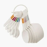 Lifetime Brands Farberware Measuring Spoon & Cup Set Plastic White 5216060. Fixed Price $12.78.