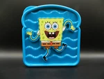 Spongebob Squarepants Lunch Sav'r Sandwich Snack Holder 2014. Fixed Price $8.00.