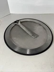 Creuset Splatter Guard Screen Bs 51 Lid Stainless Steel 10 1/4 To 12". Fixed Price $33.99.