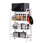 3/4 Tier Metal Rolling Trolley Kitchen Cart Utility Rack Storage Shelves Holder. Fixed Price $45.99.