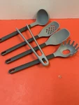 Berghoff Leo Silicone Kitchen 7 Pc Tool Set Grey Store Display MSRP$110. Fixed Price $69.99.