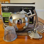 Stainless Steel 1.1L W/ Strainer Filter Coffee. Fixed Price $7.00.