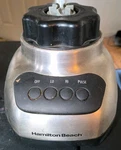 Hamilton Beach Multifunctional Set, Glass Blender, Food Processor. Fixed Price $19.99.