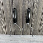 Kitchenaid Turkey/roast Lifters Black Handle- 10.5 In Length- Set Of 2. Fixed Price $18.99.