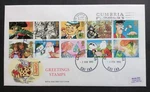 Gb 1993 Greetings Set On First Day Cover, Carlisle Cumbria Cds + Slogan Pmks. Fixed Price $7.72.