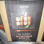 Craftzee All-inclusive Sushi Making Multi-piece Kitchen Set Model CZ69173. Fixed Price $72.00.