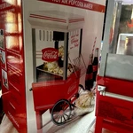 Nostalgia OFP501COKE Coca-cola Hot Air Popcorn Maker. Fixed Price $33.25.