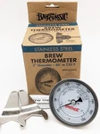 Bayou Classic 3" 60-220 Stainless Steel Brew Thermometer Bulkhead Mount. Fixed Price $17.95.