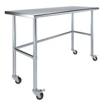 36"X30" Stainless Steel Kitchen Prep & Work Table, Nsf Certified, Open Base. Fixed Price $275.00.