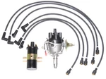 Jaguar Mk 2 3.8 Electronic Positive Earth Distributor & Coil Silicone Ht Leads. Fixed Price $199.08.