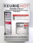 Keurig Hot Brewer Care Kit Descaling Solution 2 Pack Water Filter Cartridges. Fixed Price $10.00.