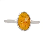 Natural Rare Orange Kyanite - India 925 Sterling Silver Ring Jewelry S.6 CR70640. Fixed Price $32.99.