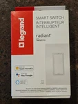 Legrand Radiant WNRL10WH 15-AMP Single-pole Decorator Rocker Smart Light Switch. Fixed Price $49.99.