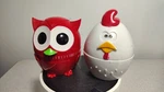 Joie Doodle Chicken + Kikkerland Red Owl 60 Minute Kitchen Timer. Fixed Price $14.99.