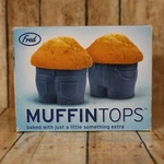 Fred And Friends Silicone Muffin Tops 4 Cupcake Molds Jeans Heather Alstead. Fixed Price $8.00.