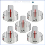 Round Stainless Steel Stove Knobs Set For Kitchen Gas Oven Replacement. Fixed Price $115.89.