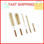 Alink 5-PACK Bottle Brush Cleaner Long Bamboo Handle Water Straw Cleani. Fixed Price $14.58.
