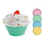 Wilton Pastel Silicone Standard Baking Cups Liners 12 Ct Easter Spring. Fixed Price $12.99.