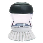 Oxo Good Grips Soap Dispensing Palm Brush, White Nylon Bristles, 4". Fixed Price $18.86.