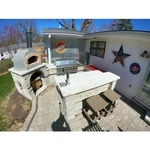 Brick Pizza Oven, Made In Portugal, Outdoor Wood Fired. Fixed Price $2300.00.