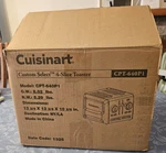 Cuisinart 4-SLICE Custom Select Toaster Stainless Steel (CPT-640P1). Fixed Price $40.00.