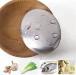 Stainless Steel Soap Bar Hand Wash Kitchen Gadget Absorbs Garlic Onion Odor. Fixed Price $8.77.