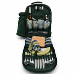 Nwt Sorrento Insulated Green Picnic Backpack Wine Cheese Camping Tailgate Set. Fixed Price $45.59.