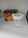 Catamount Gravy Separator 2-CUP Glass Stainless Strainer Williams Sonoma Nos. Fixed Price $16.08.