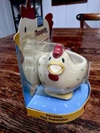 Vintage 2007 Roosty Ceramic Egg Separator Brand New Package By Joie Msc. Fixed Price $29.99.