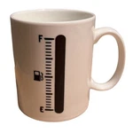 Fred Fuel Up Coffee Mug Hot Drinks Color Changing Empty To Full Black White. Fixed Price $15.00.