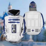 Star Wars R2-D2 Robot Cosplay Costume Halloween 3D Hoodie Best Price Us Size. Fixed Price $35.99.