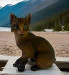 Abyssinian Cat Porcelain Figurine Andrea Sadek #7424 1985. Fixed Price $32.90.