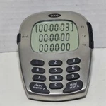 Oxo Good Grips Digital Triple Timer Stainless Steel With Clock - Cooking Kitchen. Fixed Price $69.95.