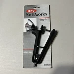 Oxo Softworks Cherry And Olive Pitter With Splatter Shield Black New. Fixed Price $12.99.