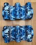 Prepara Multiple Taco Holder Blue Melanine Floral Reversible - Set Of 2. Fixed Price $12.99.
