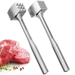 Aluminum Meat Tenderizer Dual Sided Mallet Kitchen Pounder Hammer Tool Cast. Fixed Price $10.36.